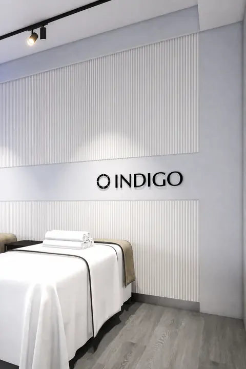 ห้องส่วนตัวสำหรับบริการผ่อนคลายและฟื้นฟูภายใน Indigo Hair Salon