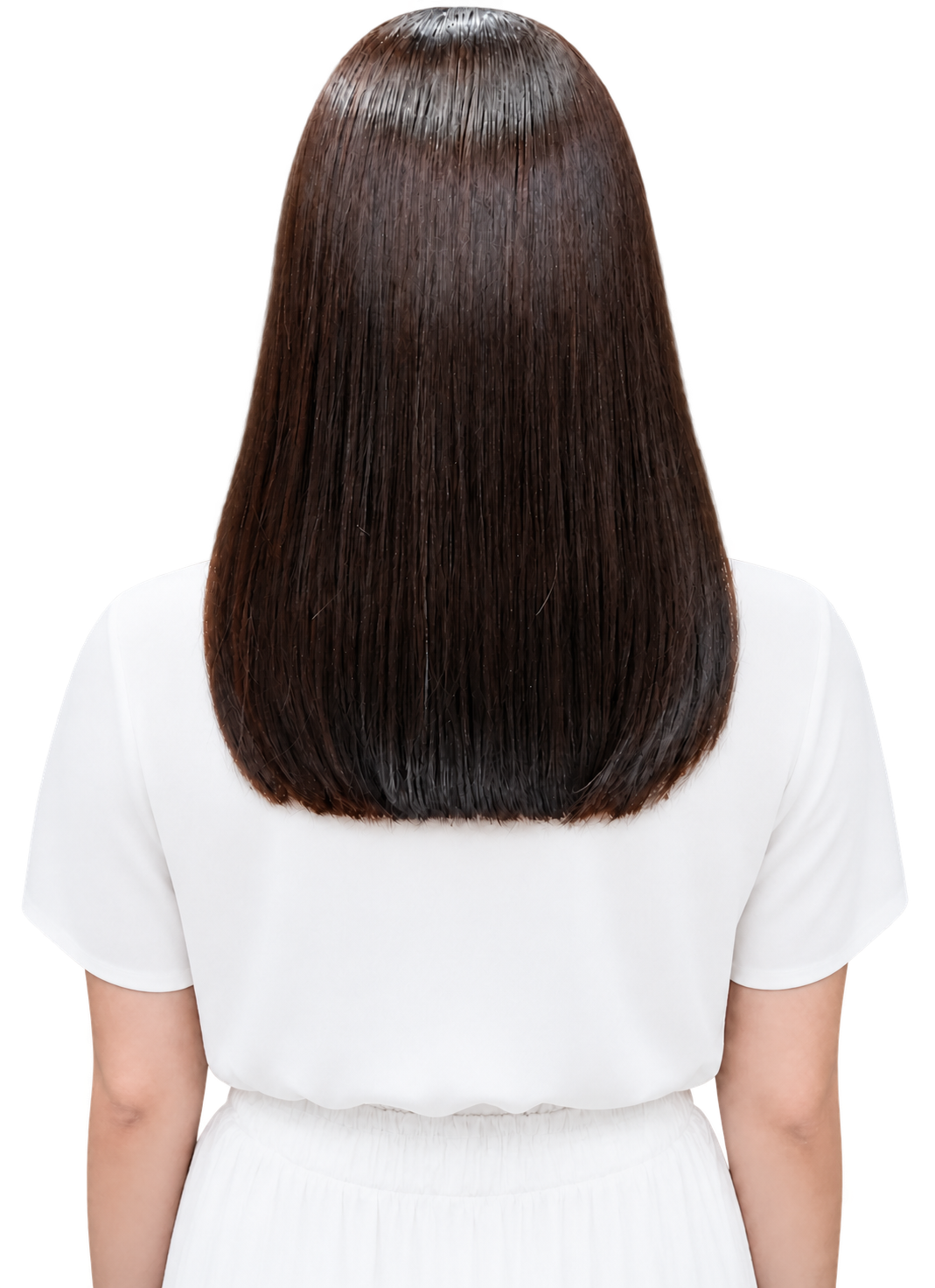 ผลงานสีผมบ๊อบเข้มเงางามของ Indigo Hair Salon เอกมัย