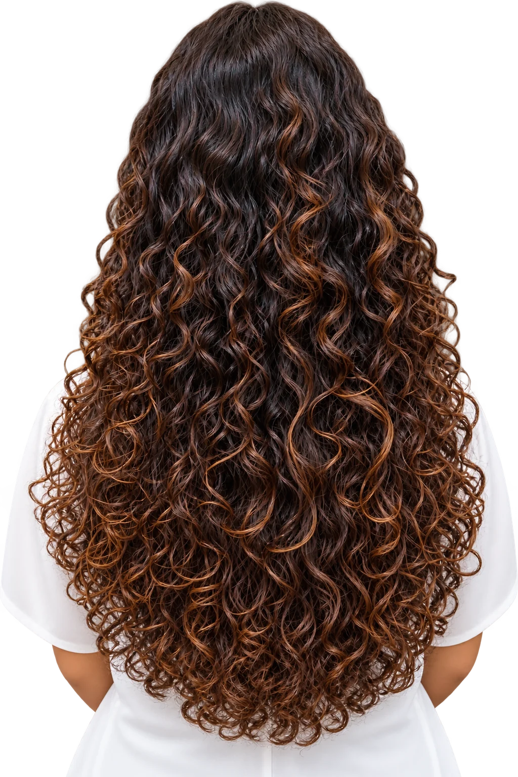 ผลงานทำสีผมลอนธรรมชาติของ Indigo Hair Salon